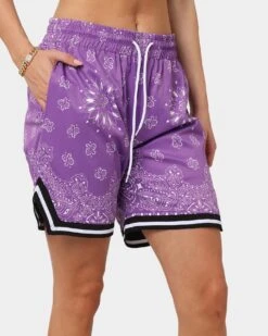 XXIII Mike Paisley Basketball Shorts Purple 16 XXIII Mike Paisley Basketball Shorts Purple -Sportswear Women Store 03007341 YP200 womens 070