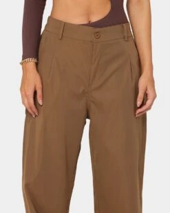 XXIII Women's Isla Cargo Pants Brown -Sportswear Women Store 03007531 YX300 womens 0030