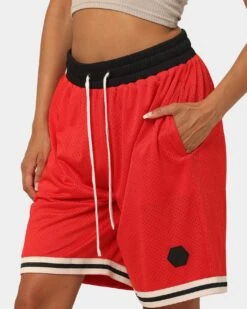 EN ES Team Basketball Shorts Red -Sportswear Women Store 03007595 YR001 womens 0070
