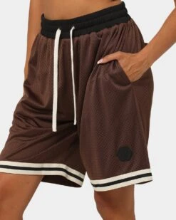 EN ES Team Basketball Shorts Brown -Sportswear Women Store 03007595 YX300 womens 00130