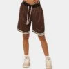 EN ES Team Basketball Shorts Brown -Sportswear Women Store 03007595 YX300 womens 0070