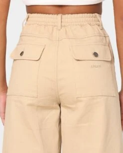 EN ES Women's Divine Wide Leg Pants Beige -Sportswear Women Store 03007638 Y1000 womens 0080