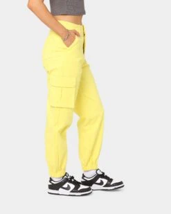 XXIII Women's Willa Cargo Pants Yellow -Sportswear Women Store 03007676 YY001 womens 0050