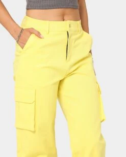 XXIII Women's Willa Cargo Pants Yellow -Sportswear Women Store 03007676 YY001 womens 0070