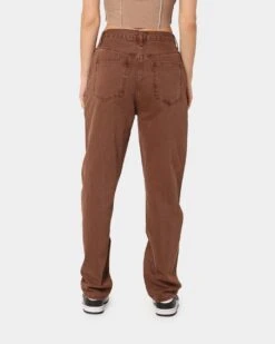 XXIII Women's Coco Asymmetric Jeans Chocolate -Sportswear Women Store 03007877 YC360 womens 0040