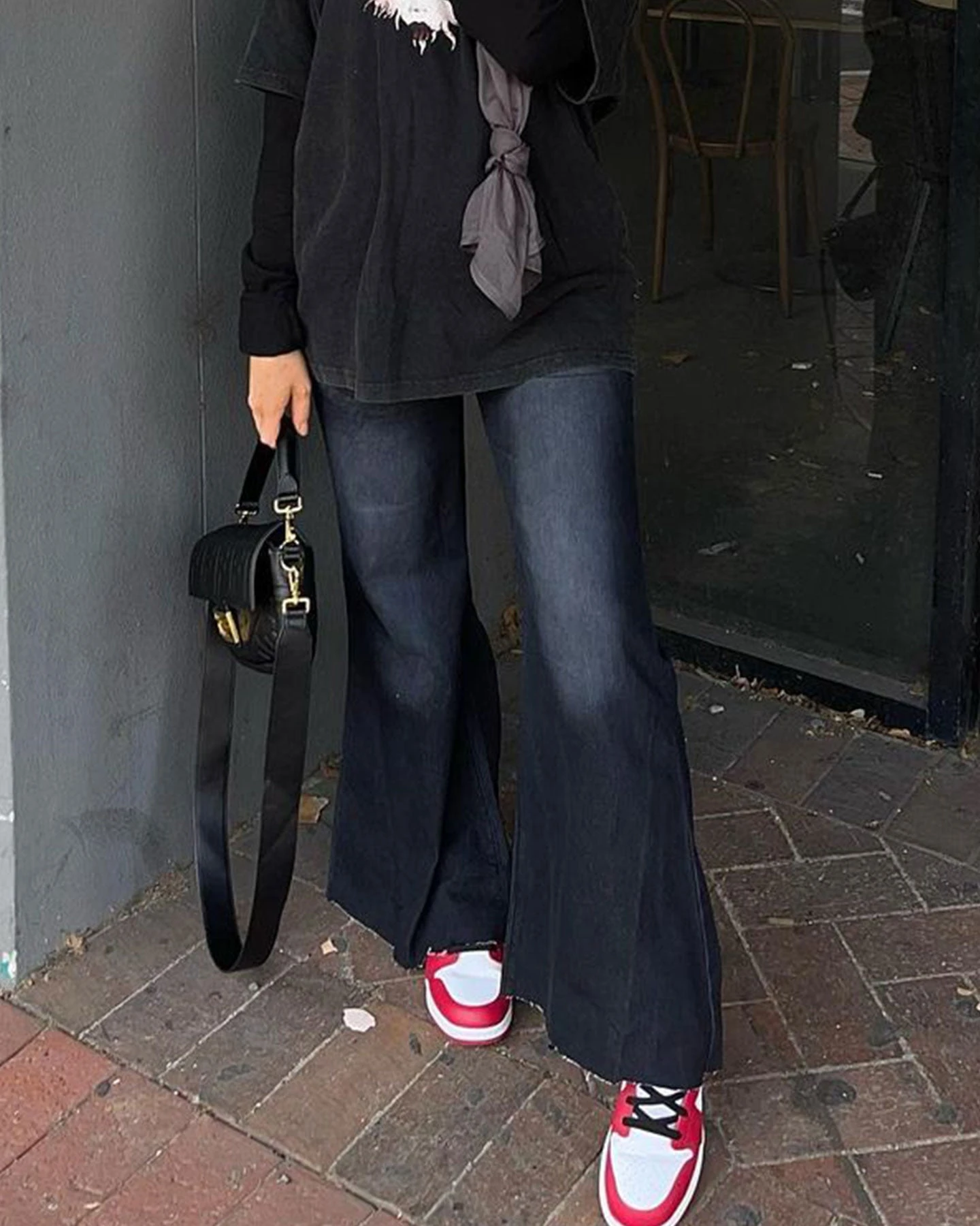 XXIII Women's Jacquie Bell Bottom Jeans Black 3 XXIII Women's Jacquie Bell Bottom Jeans Black