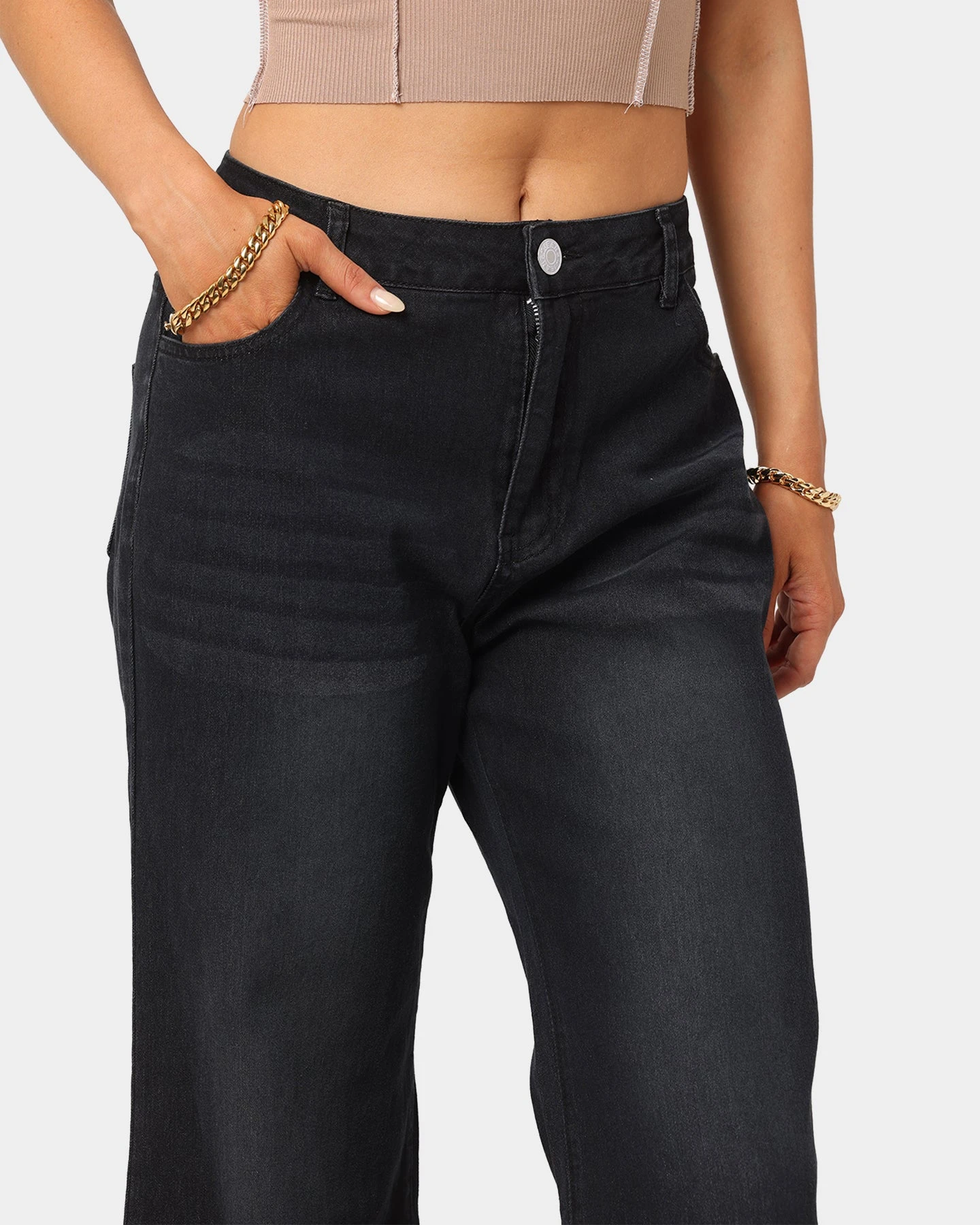 XXIII Women's Jacquie Bell Bottom Jeans Black 10 XXIII Women's Jacquie Bell Bottom Jeans Black - Image 8