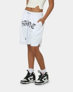 Saint Morta Day Of The Dead Basketball Shorts White/Black -Sportswear Women Store 03008143 YW110 womens 0060