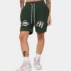 Saint Morta Graves Basketball Shorts Dark Green