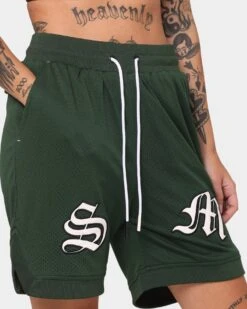 Saint Morta Graves Basketball Shorts Dark Green 16 Saint Morta Graves Basketball Shorts Dark Green -Sportswear Women Store 03008144 YD009 womens 0070