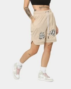 Saint Morta Graves Basketball Shorts Stone 14 Saint Morta Graves Basketball Shorts Stone -Sportswear Women Store 03008144 YS400 womens 050
