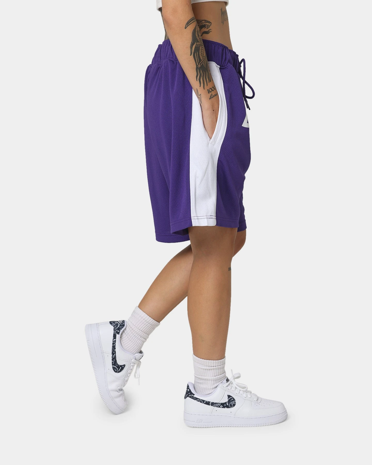 New Era Los Angeles Dodgers Basketball Shorts Purple 7 New Era Los Angeles Dodgers Basketball Shorts Purple - Image 5