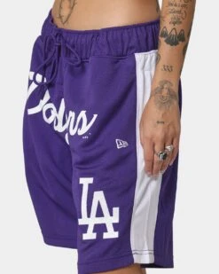 New Era Los Angeles Dodgers Basketball Shorts Purple 16 New Era Los Angeles Dodgers Basketball Shorts Purple -Sportswear Women Store 03008222 YR189 womens 0070