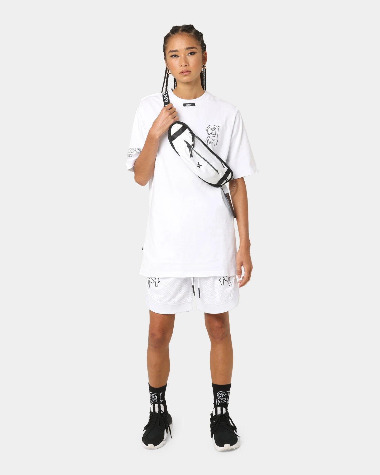 The Anti Order Military Basketball Shorts White/Black 4 The Anti Order Military Basketball Shorts White/Black - Image 2
