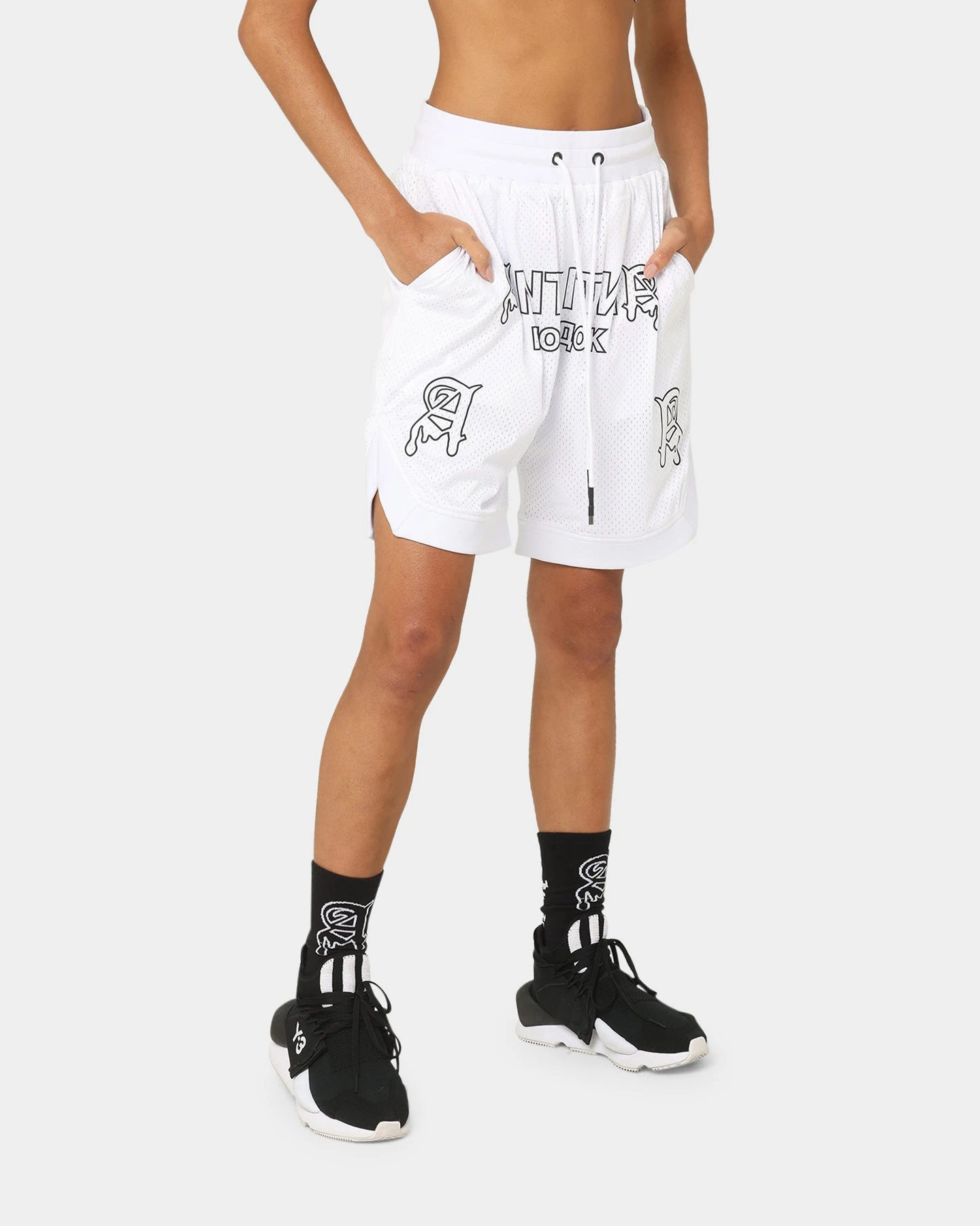 The Anti Order Military Basketball Shorts White/Black 7 The Anti Order Military Basketball Shorts White/Black - Image 5