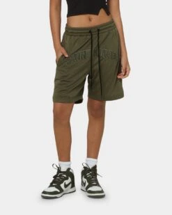 Saint Morta Kingdom Basketball Shorts Army Green