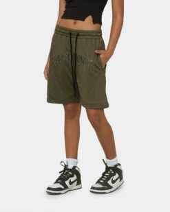Saint Morta Kingdom Basketball Shorts Army Green -Sportswear Women Store 03008368 YA400 womens 0060