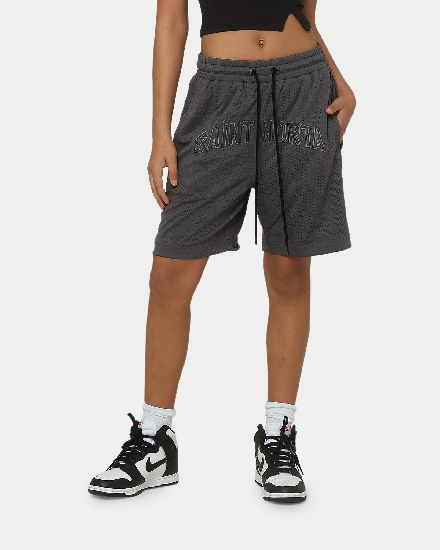 Saint Morta Kingdom Basketball Shorts Dark Grey 3 Saint Morta Kingdom Basketball Shorts Dark Grey