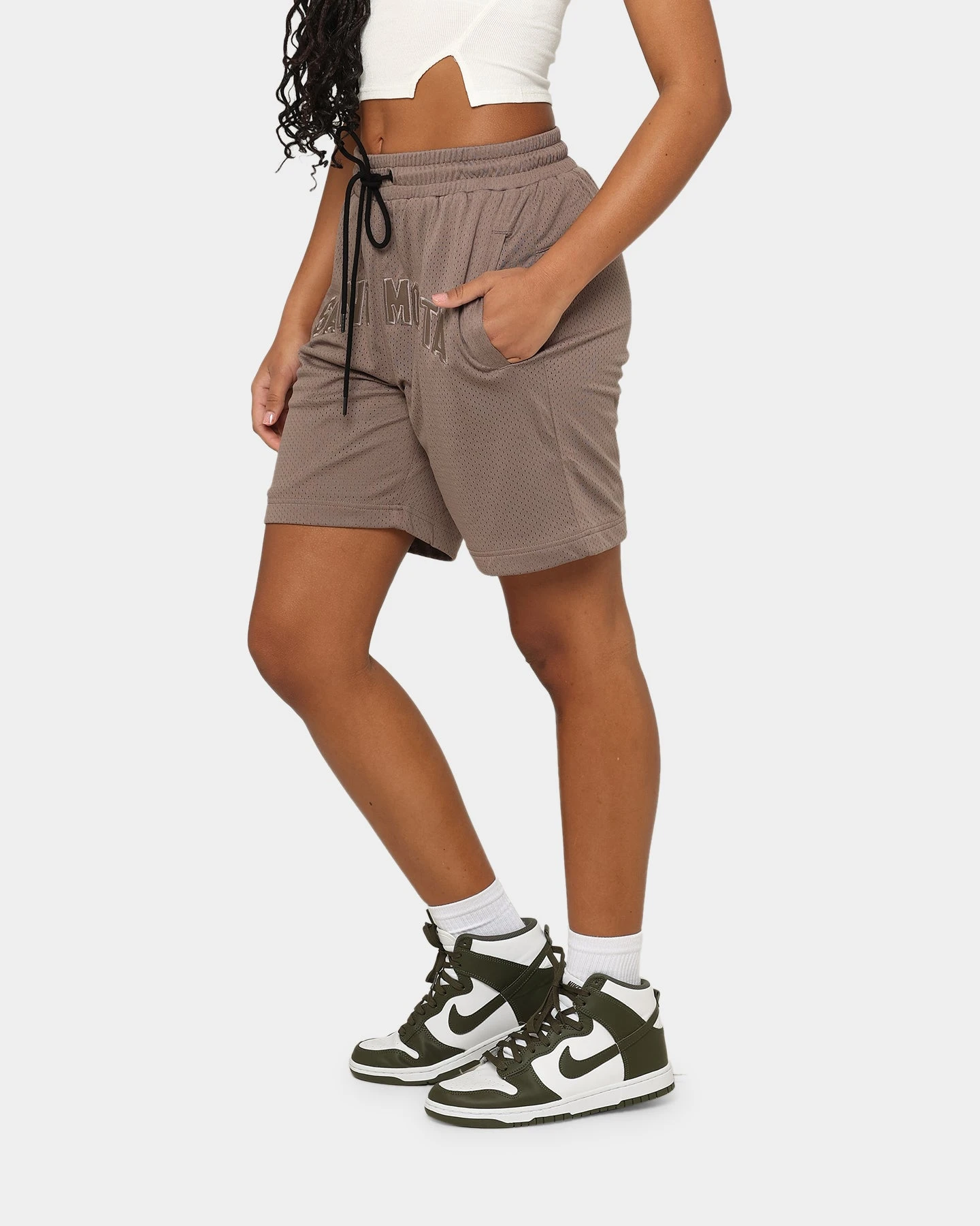 Saint Morta Kingdom Basketball Shorts Dark Brown 8 Saint Morta Kingdom Basketball Shorts Dark Brown - Image 6