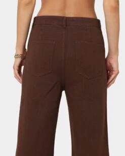 XXIII Women's Siobhan Seam Split Pants Brown 18 XXIII Women's Siobhan Seam Split Pants Brown -Sportswear Women Store 03008461 YX300 womens 0080