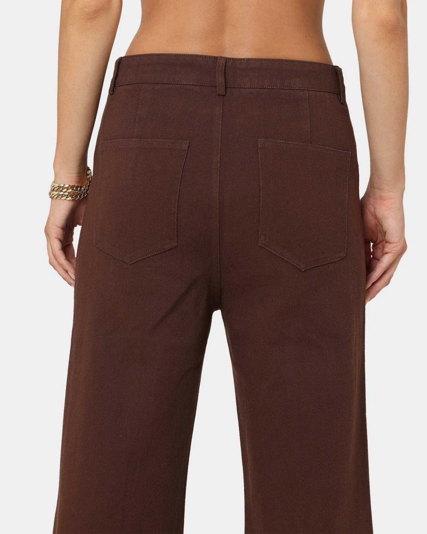 XXIII Women's Siobhan Seam Split Pants Brown 10 XXIII Women's Siobhan Seam Split Pants Brown - Image 8