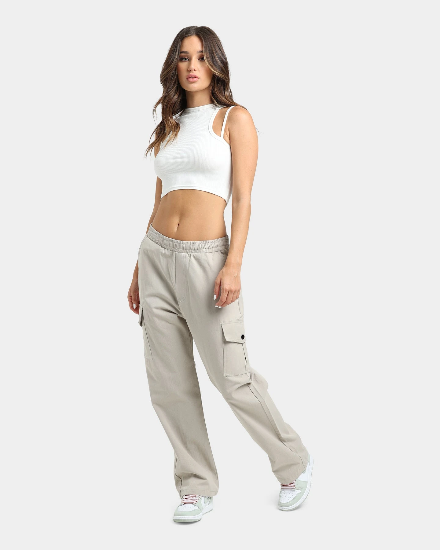 XXIII Vito Wide Leg Cargo Pants Grey 4 XXIII Vito Wide Leg Cargo Pants Grey - Image 2