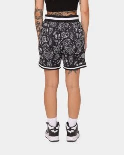 Saint Morta Paisley Olympus Ball Shorts Black/White 13 Saint Morta Paisley Olympus Ball Shorts Black/White -Sportswear Women Store 03008521 YB012 womens 0040