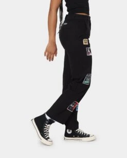 Loiter Patchwork Trousers Black -Sportswear Women Store 03008596 YB001 womens 0050