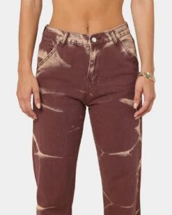 XXIII Women's Xico Tie Dye Jeans Brown 12 XXIII Women's Xico Tie Dye Jeans Brown -Sportswear Women Store 03008673 YX300 womens 0030