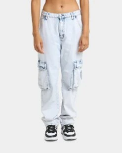 XXIII Women's Aconite Cargo Jeans Blue -Sportswear Women Store 03008705 YX001 womens 0030