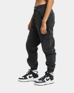 XXIII Women's Gazania Cargo Jeans Black -Sportswear Women Store 03008707 YB001 womens 0060