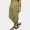 Mitchell & Ness Chicago Bulls Cargo Fleece Sweat Pants Olive -Sportswear Women Store 03008769 YO100 womens 010