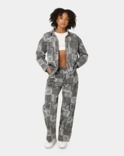 XXIII Women's Haimi Paisley Jeans Black -Sportswear Women Store 03008976 YB001 womens 0020