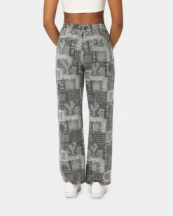 XXIII Women's Haimi Paisley Jeans Black -Sportswear Women Store 03008976 YB001 womens 0040