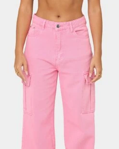 XXIII Women's Harika Cargo Pants Washed Pink -Sportswear Women Store 03009067 YW661 womens 0030