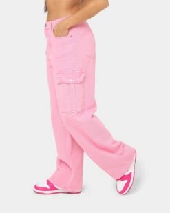 XXIII Women's Harika Cargo Pants Washed Pink -Sportswear Women Store 03009067 YW661 womens 0060