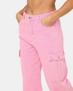 XXIII Women's Harika Cargo Pants Washed Pink -Sportswear Women Store 03009067 YW661 womens 0070