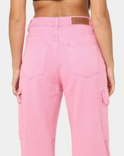 XXIII Women's Harika Cargo Pants Washed Pink -Sportswear Women Store 03009067 YW661 womens 0080