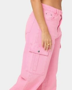 XXIII Women's Harika Cargo Pants Washed Pink -Sportswear Women Store 03009067 YW661 womens 0090