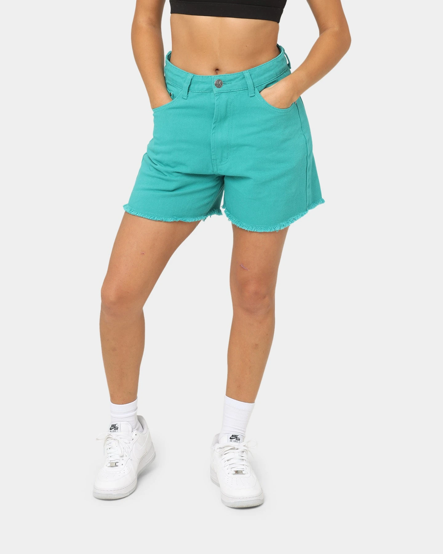 XXIII Women's Jaala Denim Shorts Teal 3 XXIII Women's Jaala Denim Shorts Teal