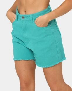 XXIII Women's Jaala Denim Shorts Teal 16 XXIII Women's Jaala Denim Shorts Teal -Sportswear Women Store 03009068 YT200 womens 0070