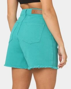 XXIII Women's Jaala Denim Shorts Teal 17 XXIII Women's Jaala Denim Shorts Teal -Sportswear Women Store 03009068 YT200 womens 0080