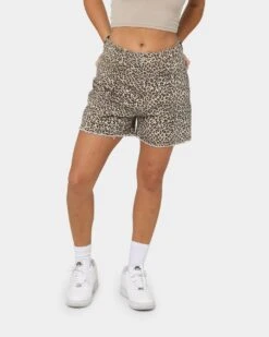 XXIII Women's Jaala Denim Shorts Leopard