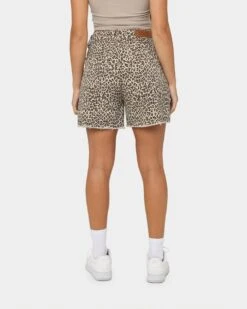 XXIII Women's Jaala Denim Shorts Leopard -Sportswear Women Store 03009069 YL001 womens 0040