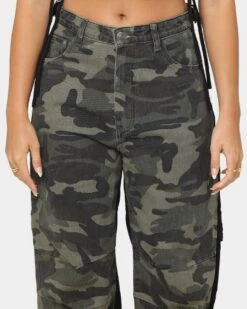 XXIII Women's Midel Pants Black/Camo -Sportswear Women Store 03009070 YB031 womens 0030