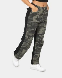XXIII Women's Midel Pants Black/Camo -Sportswear Women Store 03009070 YB031 womens 0050