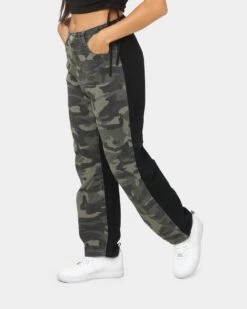 XXIII Women's Midel Pants Black/Camo -Sportswear Women Store 03009070 YB031 womens 0060