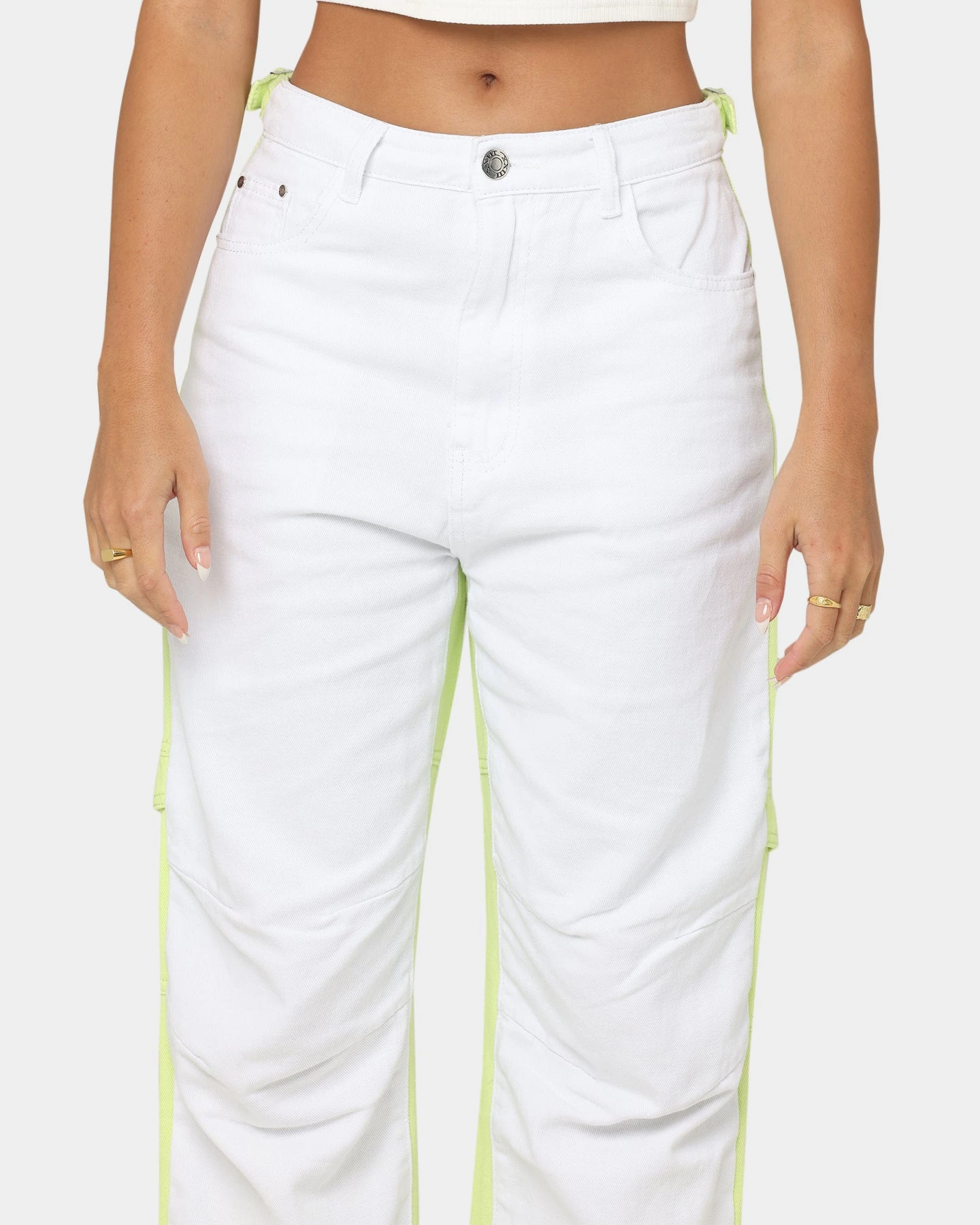 XXIII Women's Midel Pants Lime/White/Lime 5 XXIII Women's Midel Pants Lime/White/Lime - Image 3