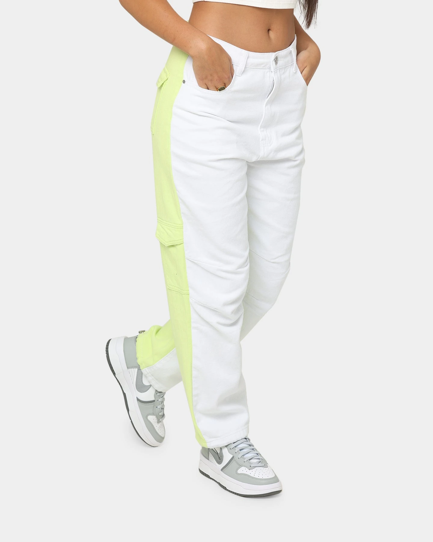XXIII Women's Midel Pants Lime/White/Lime 7 XXIII Women's Midel Pants Lime/White/Lime - Image 5