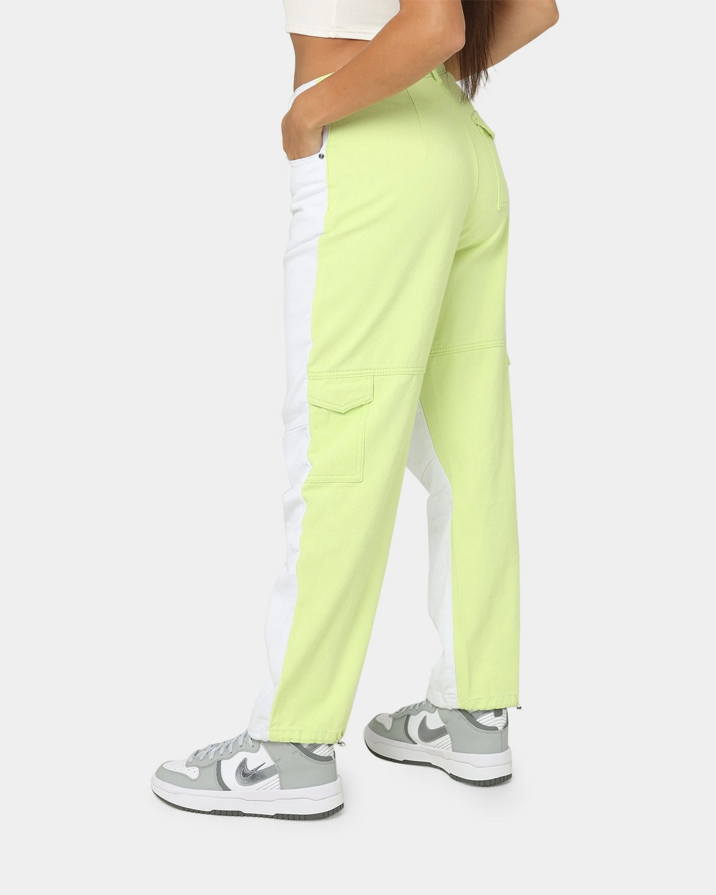 XXIII Women's Midel Pants Lime/White/Lime 8 XXIII Women's Midel Pants Lime/White/Lime - Image 6